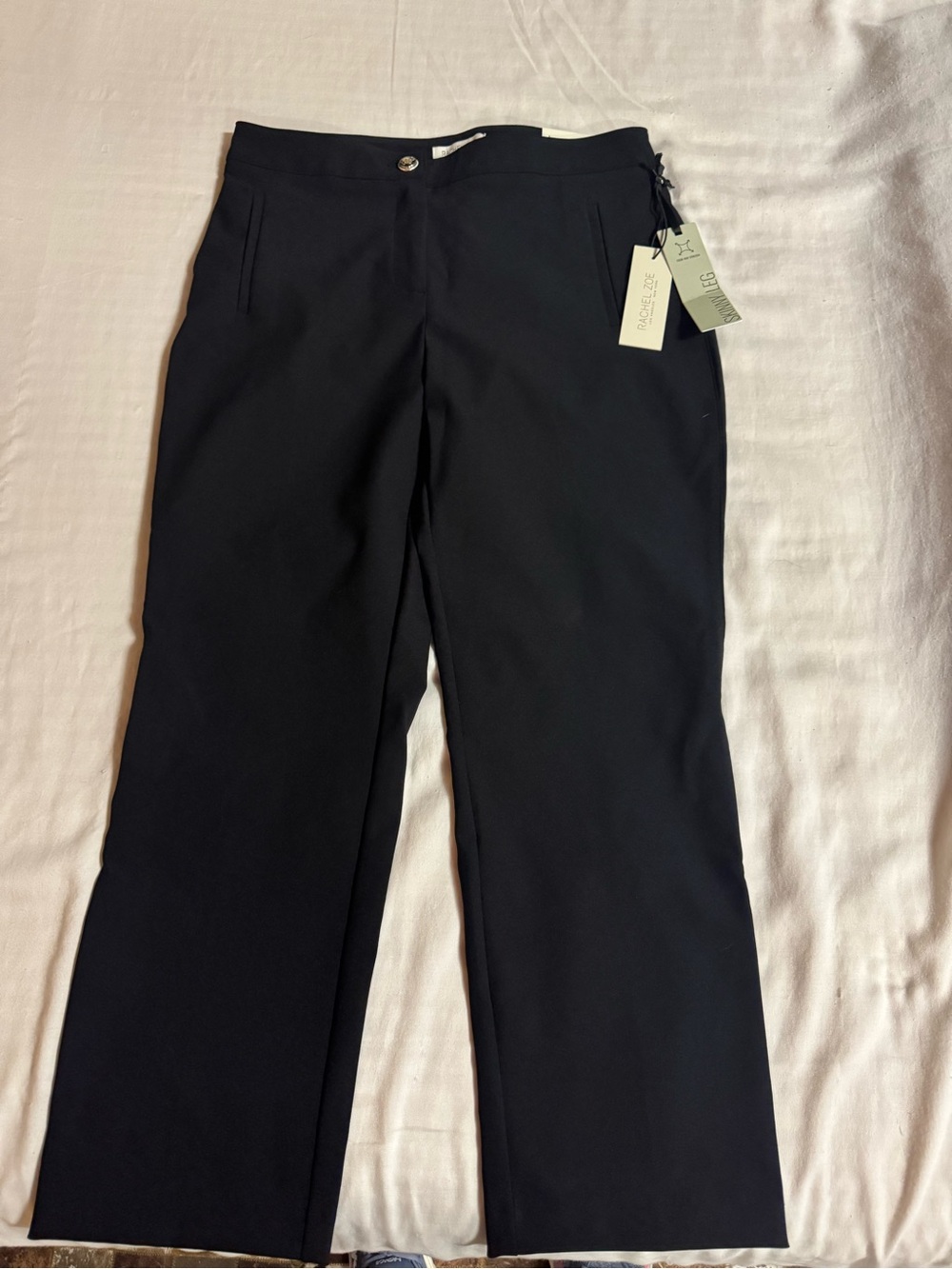 Rachel Zoe Black Straight-Leg Women's Dress Pants